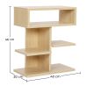 Buy Scandinavian style low shelf with 5 compartments - Wood White 59644 with a guarantee