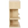 Buy Scandinavian style low shelf with 5 compartments - Wood White 59644 at MyFaktory