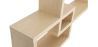 Buy Wooden Wall Shelf - Box Design - Dagoa Natural wood 59645 home delivery
