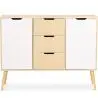 Buy Wooden Sideboard - Scandinavian Design - 3 drawers - Regir Natural wood 59652 - in the EU