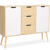Buy Wooden Sideboard - Scandinavian Design - 3 drawers - Regir Natural wood 59652 - prices