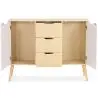 Buy Wooden Sideboard - Scandinavian Design - 3 drawers - Regir Natural wood 59652 in the Europe