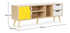 Buy Wooden TV Stand - Scandinavian Design - Haley  Yellow 59660 - prices