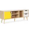 Buy Wooden TV Stand - Scandinavian Design - Haley  Yellow 59660 - prices