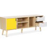 Buy Wooden TV Stand - Scandinavian Design - Haley  Yellow 59660 at MyFaktory