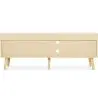 Buy Wooden TV Stand - Scandinavian Design - Haley  Yellow 59660 home delivery