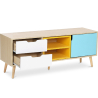 Buy Wooden TV Stand - Scandinavian Design - Kaira Multicolour 59718 in the Europe