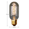 Buy Edison Valve filaments Bulb - 11cm Transparent 50776 at MyFaktory