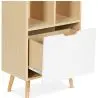 Buy Wooden Sideboard - Scandinavian Design - 4 compartments - Rion Natural wood 59647 with a guarantee
