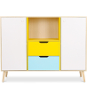 Buy Wooden Sideboard - Multicolor Design - Scandinavian Style - Graep Multicolour 59651 - in the EU