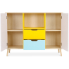 Buy Wooden Sideboard - Multicolor Design - Scandinavian Style - Graep Multicolour 59651 - prices