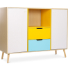 Buy Wooden Sideboard - Multicolor Design - Scandinavian Style - Graep Multicolour 59651 at MyFaktory