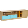 Buy Wooden TV Stand - Scandinavian Design -Yumi Multicolour 59656 at MyFaktory