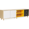 Buy Wooden TV Stand - Scandinavian Design -Eniva Multicolour 59661 - prices