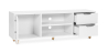 Buy Wooden TV Stand - Scandinavian Design - Wiam White 59663 at MyFaktory