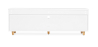 Buy Wooden TV Stand - Scandinavian Design - Wiam White 59663 home delivery