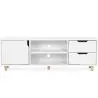 Buy Wooden TV Stand - Scandinavian Design - Wiam White 59663 - in the EU
