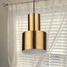 Buy Basilio hanging lamp - Metal Gold 59579 - prices