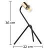 Buy Hoper desk lamp - Metal Gold 59580 with a guarantee