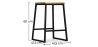 Buy Big Boy Stool 60cm Black 58422 in the Europe