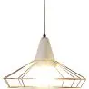 Buy Mico hanging lamp - Metal and concrete Gold 59590 at MyFaktory