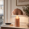 Buy Milano desk lamp - Metal Chrome Rose Gold 59581 - in the EU