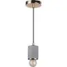 Buy Francesca hanging lamp - Metal and concrete Gold 59582 - in the EU