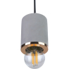 Buy Francesca hanging lamp - Metal and concrete Gold 59582 at MyFaktory