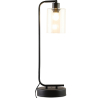 Buy Flavia desk lamp - Metal and glass Black 59583 - prices
