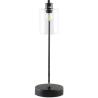 Buy Flavia desk lamp - Metal and glass Black 59583 at MyFaktory