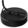 Buy Flavia desk lamp - Metal and glass Black 59583 in the Europe