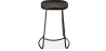 Buy Industrial Bar Stool 66 cm Aiyana - Dark wood and metal Yellow 59584 home delivery