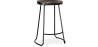 Buy Industrial Bar Stool 66 cm Aiyana - Dark wood and metal Yellow 59584 - prices