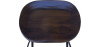 Buy Industrial Bar Stool 66 cm Aiyana - Dark wood and metal Yellow 59584 in the Europe