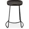 Buy Industrial Bar Stool 66 cm Aiyana - Dark wood and metal Yellow 59584 - prices