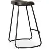 Buy Industrial Bar Stool 66 cm Aiyana - Dark wood and metal Yellow 59584 - in the EU