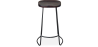 Buy Industrial Bar Stool 76 cm Aiyana - Dark wood and metal Steel 59570 in the Europe
