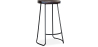 Buy Industrial Bar Stool 76 cm Aiyana - Dark wood and metal Steel 59570 - in the EU