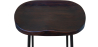Buy Industrial Bar Stool 76 cm Aiyana - Dark wood and metal Steel 59570 at MyFaktory