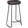 Buy Industrial Bar Stool 76 cm Aiyana - Dark wood and metal Steel 59570 in the Europe