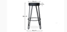 Buy Industrial Bar Stool 80 cm - Elsu Black 59572 in the Europe