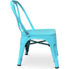 Buy Bistrot Metalix Kid Chair - Metal Turquoise 59683 with a guarantee