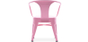 Buy Bistrot Metalix Kid Chair with armrest - Metal Pink 59684 with a guarantee