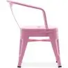 Buy Bistrot Metalix Kid Chair with armrest - Metal Pink 59684 - in the EU