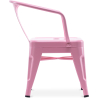 Buy Bistrot Metalix Kid Chair with armrest - Metal Pink 59684 - prices