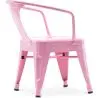 Buy Bistrot Metalix Kid Chair with armrest - Metal Pink 59684 home delivery
