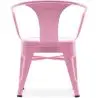 Buy Bistrot Metalix Kid Chair with armrest - Metal Pink 59684 in the Europe