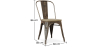 Buy Bistrot Metalix Chair - Metal and Light Wood Light Purple 59707 at MyFaktory