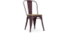 Buy Bistrot Metalix Chair - Metal and Light Wood Light Purple 59707 at MyFaktory