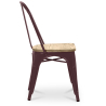 Buy Bistrot Metalix Chair - Metal and Light Wood Light green 59707 at MyFaktory